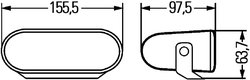 Proiector ceata HELLA 1NA 008 284-001