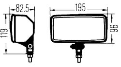Proiector ceata HELLA 1ND 005 700-461