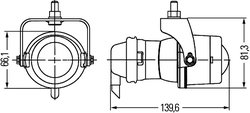 Proiector ceata HELLA 1NL 008 090-031