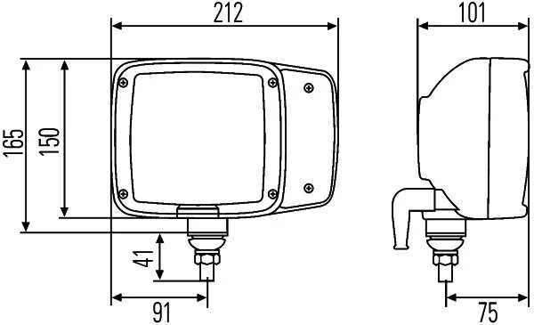 FAR HELLA 1SA 996 120-061 - Compatibil cu JOHN DEERE