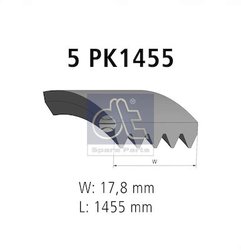 Curea transmisie DT Spare Parts 2.15556