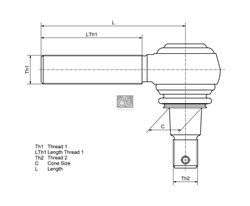 SFERA DE CUPLARE MANETA SCHIMBATOR VITEZE DT SPARE PARTS 2.32108 - Compatibil cu VOLVO