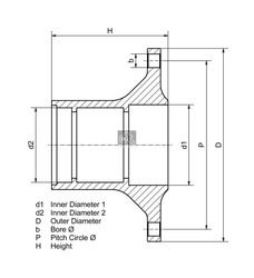 Butuc roata DT Spare Parts 2.65249