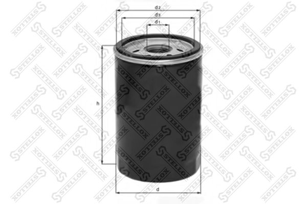 FILTRU ULEI STELLOX 20-50067-SX - Compatibil cu AC, ALFA ROMEO, ASTON MARTIN, CITROEN, FERRARI, FIAT, FORD, FORD USA, LANCIA, LA