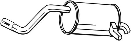 TOBA ESAPAMENT FINALA BOSAL 200-515 - Compatibil cu RENAULT