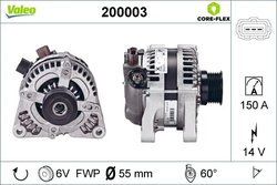 ALTERNATOR VALEO 200003 - Compatibil cu FORD, VOLVO