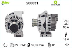 ALTERNATOR VALEO 200031 - Compatibil cu FIAT, LANCIA, OPEL, PEUGEOT, SUBARU, SUZUKI, VAUXHALL