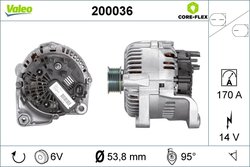 ALTERNATOR VALEO 200036 - Compatibil cu BMW