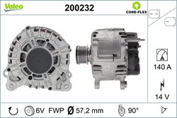 ALTERNATOR VALEO 200232 - Compatibil cu AUDI, SEAT, SKODA, VW