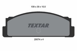 Set placute frana Textar 2007404