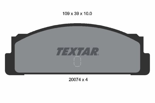 SET PLACUTE FRANA TEXTAR 2007404 - Compatibil cu AUTOBIANCHI, BERTONE, FIAT, FSO, LANCIA, PININFARINA, SEAT