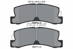 Set placute frana Textar 2007601