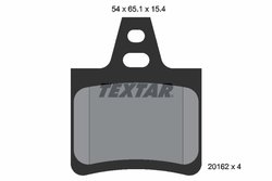 SET PLACUTE FRANA TEXTAR 2016203 - Compatibil cu CITROEN