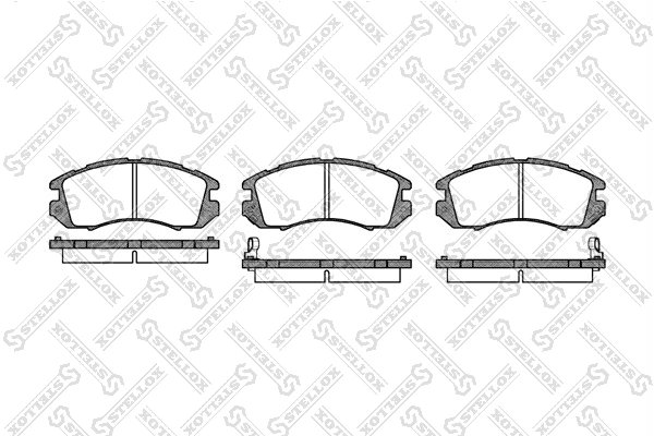 SET PLACUTE FRANA STELLOX 202 012-SX - Compatibil cu SUBARU