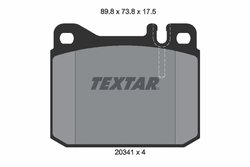 Set placute frana Textar 2034110