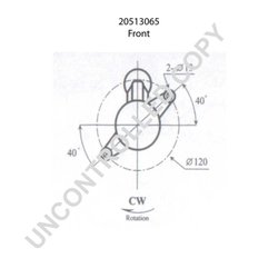 ELECTROMOTOR PRESTOLITE ELECTRIC 20513065 - Piesa auto compatibila cu mai multe marci
