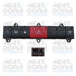 COMUTATOR  LUMINI DE AVARIE MEAT & DORIA 206048 - Compatibil cu FIAT