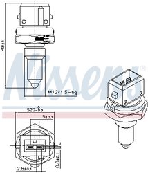 Senzor temperatura lichid racire Nissens 207088