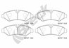 SET PLACUTE FRANA BRECK 20747 00 703 00 - Compatibil cu MERCEDES-BENZ