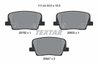 SET PLACUTE FRANA TEXTAR 2078201 - Compatibil cu KG MOBILITY, SSANGYONG