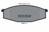 SET PLACUTE FRANA TEXTAR 2086301 - Compatibil cu FORD AUSTRALIA, NISSAN