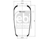 Burduf suspensie pneumatica Febi Bilstein 20882