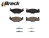 SET PLACUTE FRANA BRECK 20887 20 702 00 - Compatibil cu AUDI, SEAT, VW