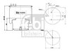 BURDUF SUSPENSIE PNEUMATICA FEBI BILSTEIN 20889 - Compatibil cu DAF