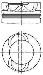 PISTON MAHLE 209 72 00 - Compatibil cu RENAULT TRUCKS