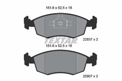 Set placute frana Textar 2090704