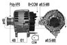 ALTERNATOR ERA 209287A - Compatibil cu AUDI, MAN, SEAT, SKODA, VAUXHALL, VW