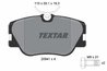 SET PLACUTE FRANA TEXTAR 2094102 - Compatibil cu MERCEDES-BENZ