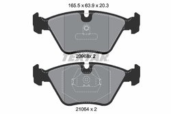Set placute frana Textar 2096801