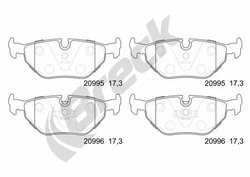 Set placute frana Breck 20995 00 704 00