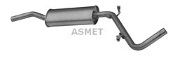 TOBA ESAPAMENT INTERMEDIARA ASMET 21.011 - Compatibil cu SKODA, VW