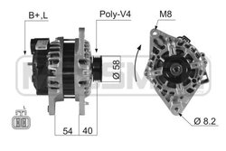 ALTERNATOR ERA 210022A - Compatibil cu HYUNDAI, KIA