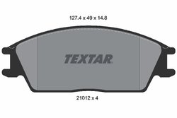 Set placute frana Textar 2101204