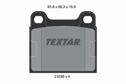 SET PLACUTE FRANA TEXTAR 2103501 - Compatibil cu MERCEDES-BENZ