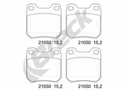 Set placute frana Breck 21050 00 704 00