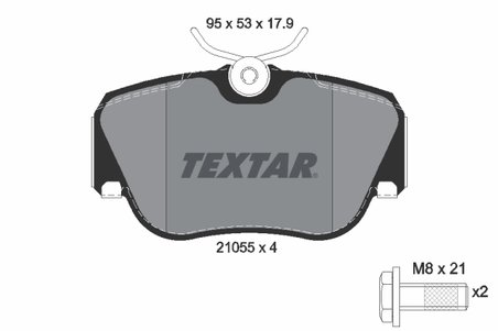 Set placute frana Textar 2105503