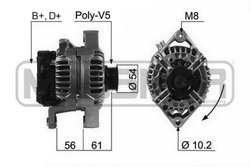 ALTERNATOR ERA 210584A - Compatibil cu OPEL, SAAB, VAUXHALL