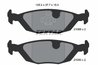 SET PLACUTE FRANA TEXTAR 2108902 - Compatibil cu SAAB, VOLVO