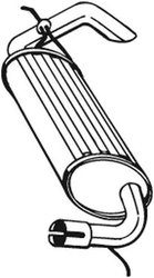 Toba esapament finala Bosal 211-393