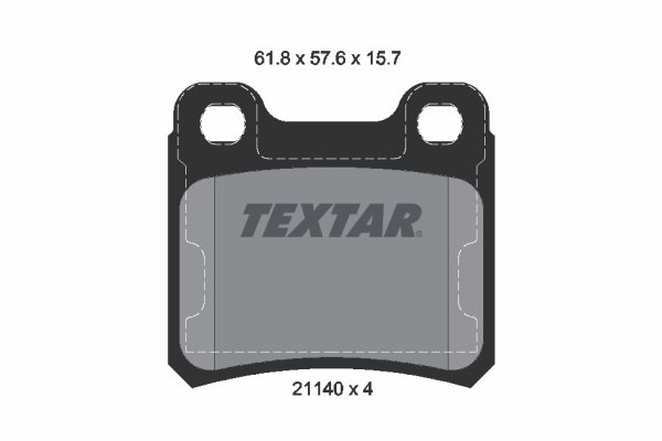 Set placute frana Textar 2114001