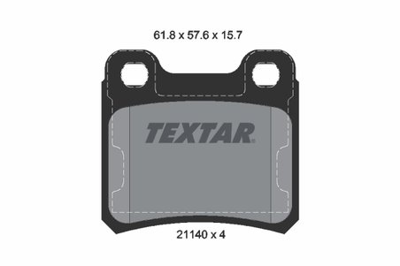 Set placute frana Textar 2114001