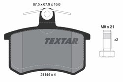 Set placute frana Textar 2114401