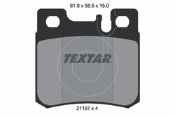 Set placute frana Textar 2119701