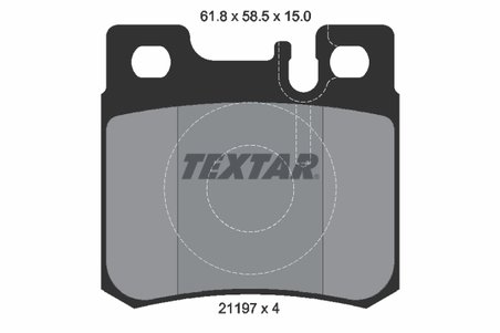 Set placute frana Textar 2119701
