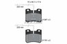 Set placute frana Textar 2126702