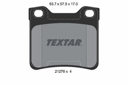 Set placute frana Textar 2127803